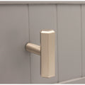 Hexagonal T bar Cupboard Pull