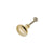 Large - 38mm / Polished Brass