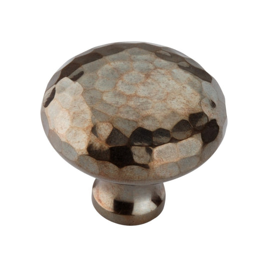 Hammered Mushroom Cupboard Knob