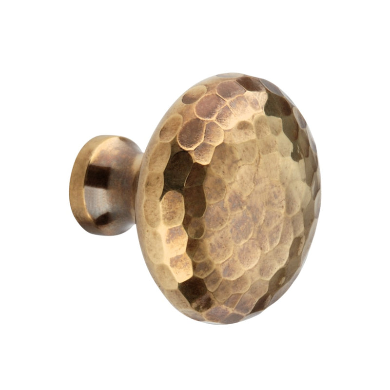 Hammered Mushroom 38mm Cupboard Knob