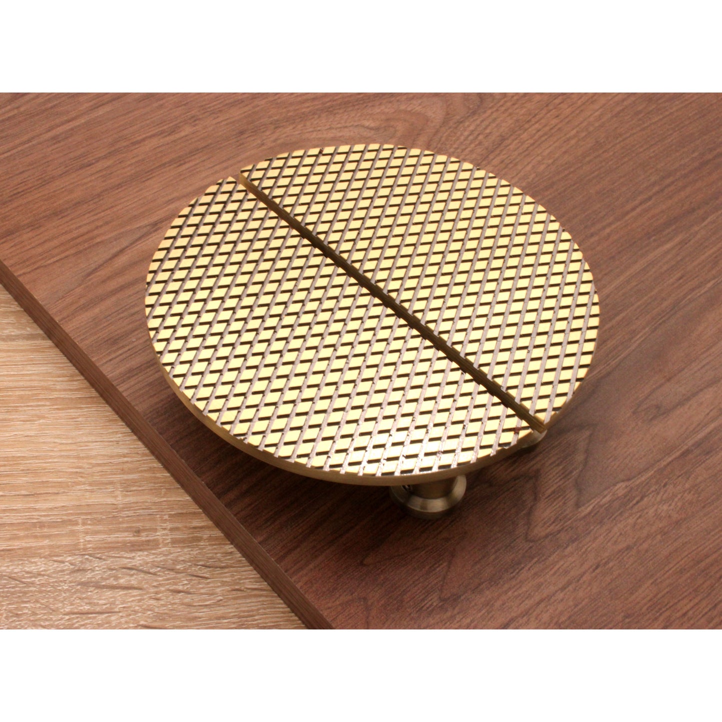 Diamond Half Moon Handles Polished Chrome