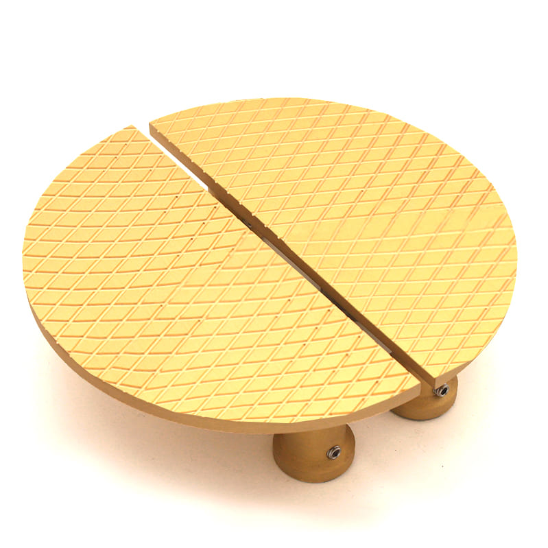 Diamond Half Moon Handles Polished Chrome