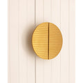 Striped Half Moon Door Handles Small