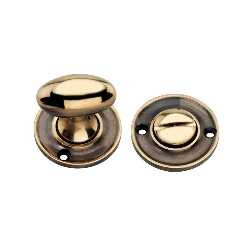 Slimline Turn & Release Polished Brass