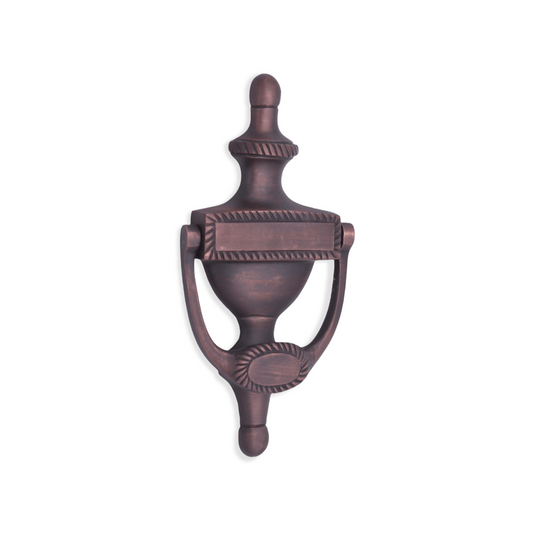 Georgian Door Knocker 150mm Aged Bronze Love Handles uk