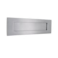 Victorian Letter Plate Satin Chrome 250mm Love Handles uk