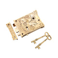 Floral Rim Lock