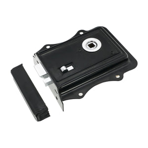 Spira Brass Iron Rim Lock — Olde Black / Antique Finish