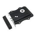 Spira Brass Iron Rim Lock — Olde Black / Antique Finish