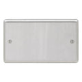Stainless steel Double Blank Plate - Satin Stainless Steel