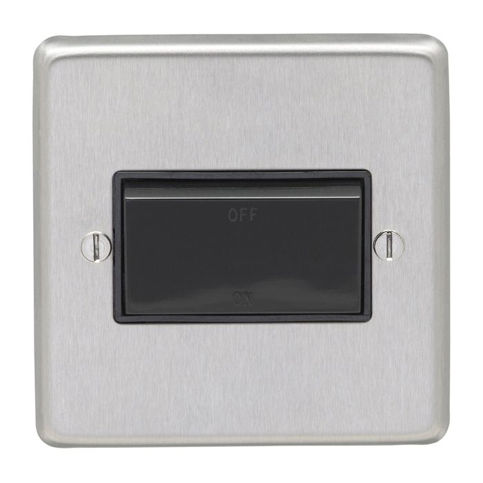 Stainless steel Fan Switch - Satin Stainless Steel
