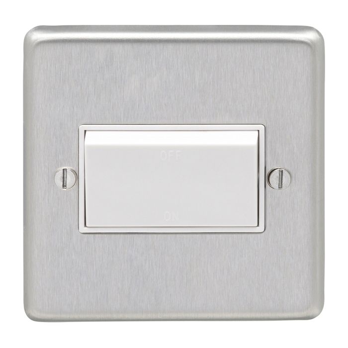 Stainless steel Fan Switch - Satin Stainless Steel