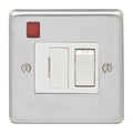 Stainless steel Switched Fuse Spur - Satin Stainless Steel