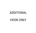 Satin Brass Hook Rail with 3 Brass Hooks - Solid Brass