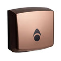 Myriad Matte Black Recycled Hand Towel Dispenser Brass Love Handles uk
