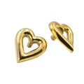 Brass Heart Drawer Cabinet Knob - Brass Finish - Brass bee