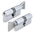 V10 Euro Profile Cylinder with Turn