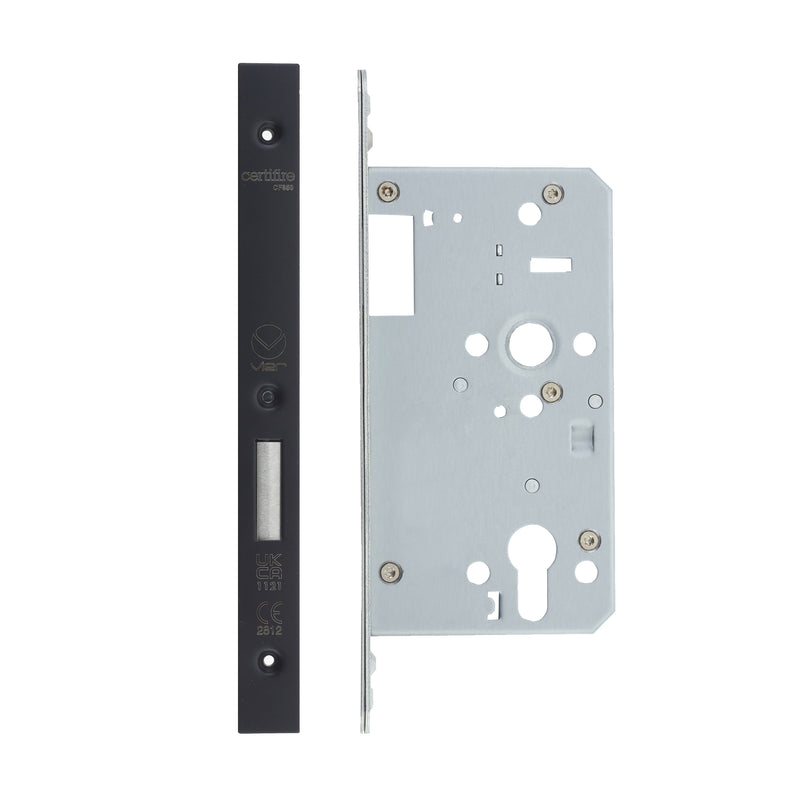 2 Piece DIN Euro Profile Deadlock – 72mm Centres