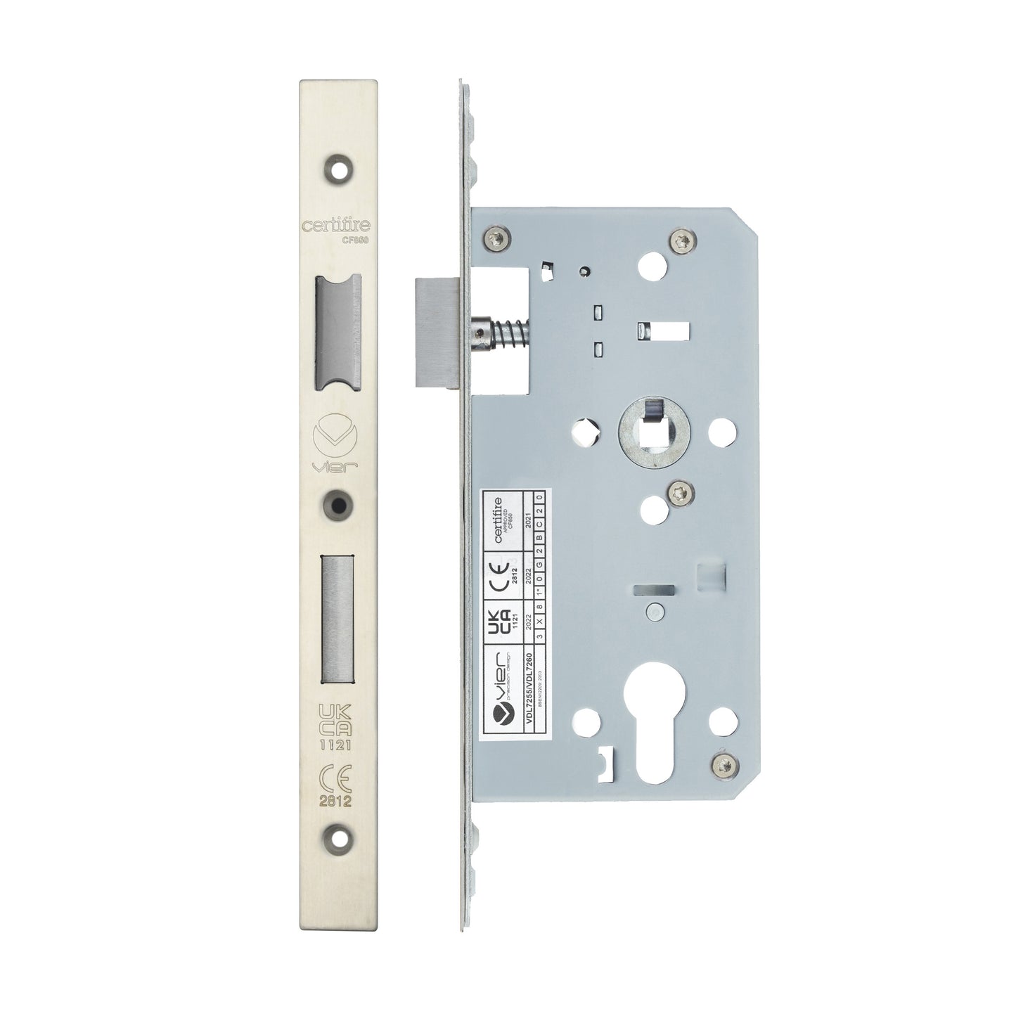 2-Piece DIN Euro Profile Sashlock – 72mm Centre