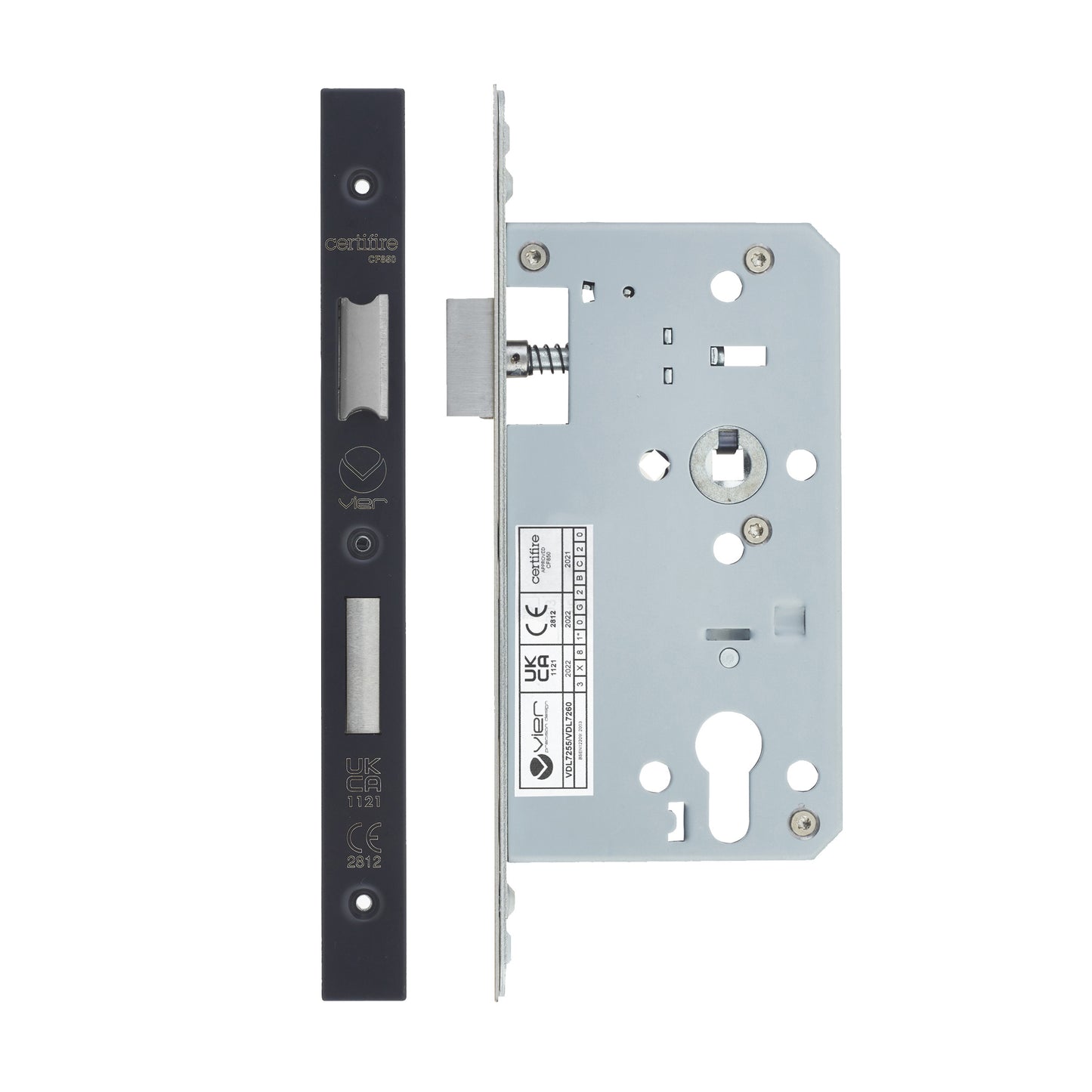 2-Piece DIN Euro Profile Sashlock – 72mm Centre
