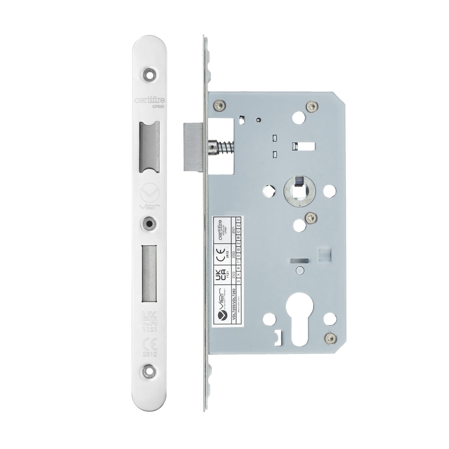 2-Piece DIN Euro Profile Sashlock – 72mm Centre