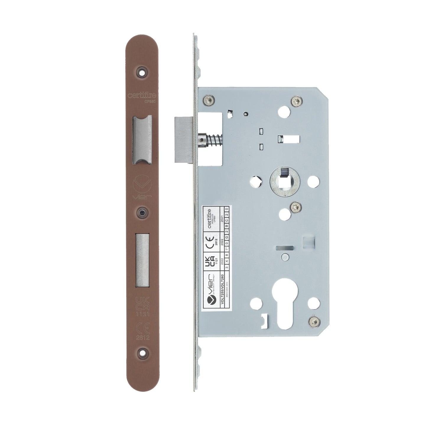 2-Piece DIN Euro Profile Sashlock – 72mm Centre