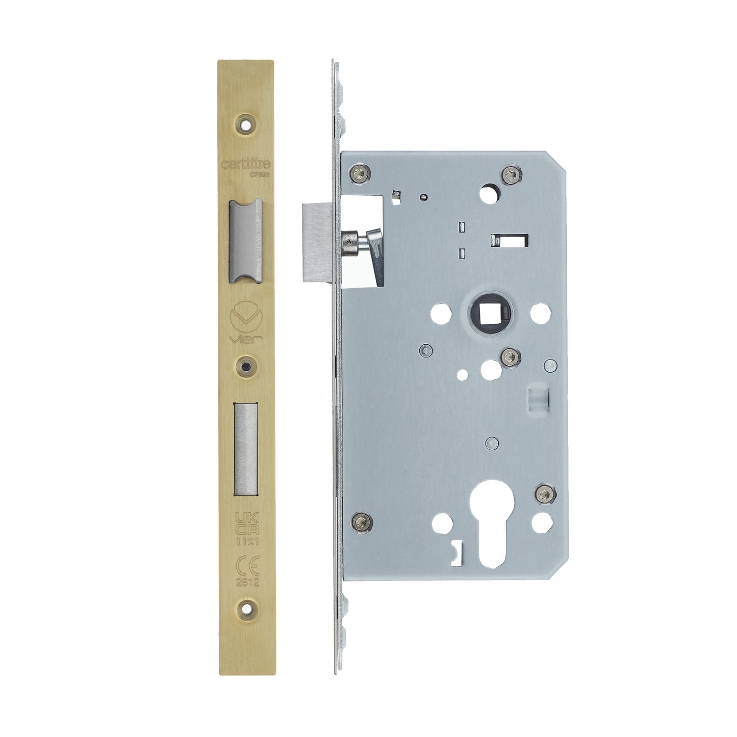 2-Piece DIN Euro Profile Sashlock – 72mm Centre