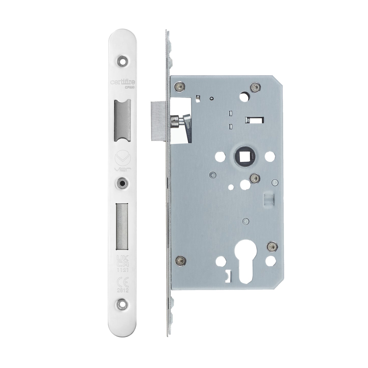 2-Piece DIN Euro Profile Sashlock – 72mm Centre
