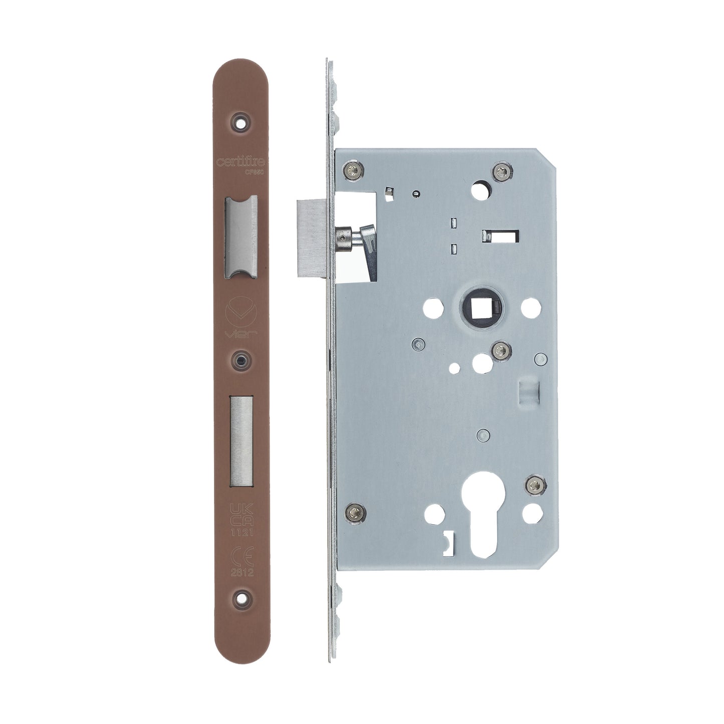 2-Piece DIN Euro Profile Sashlock – 72mm Centre