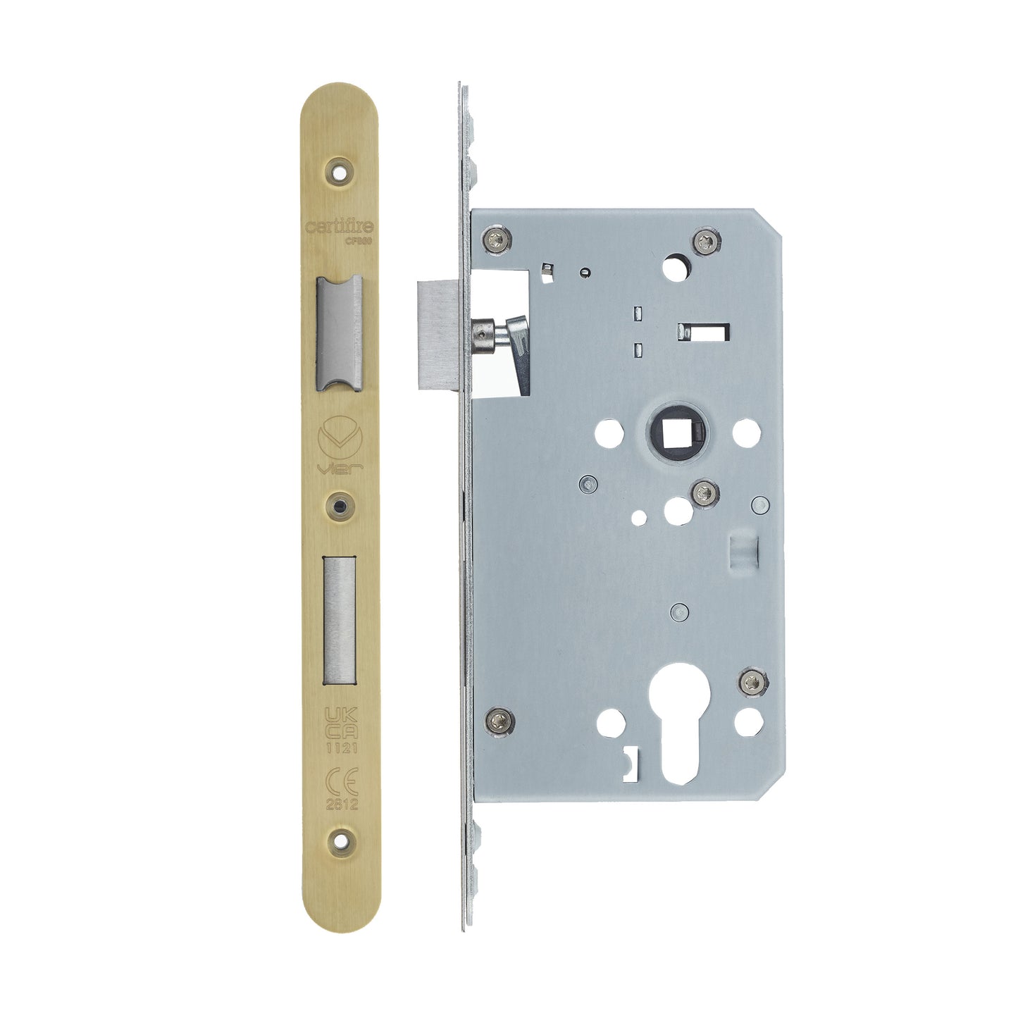 2-Piece DIN Euro Profile Sashlock – 72mm Centre