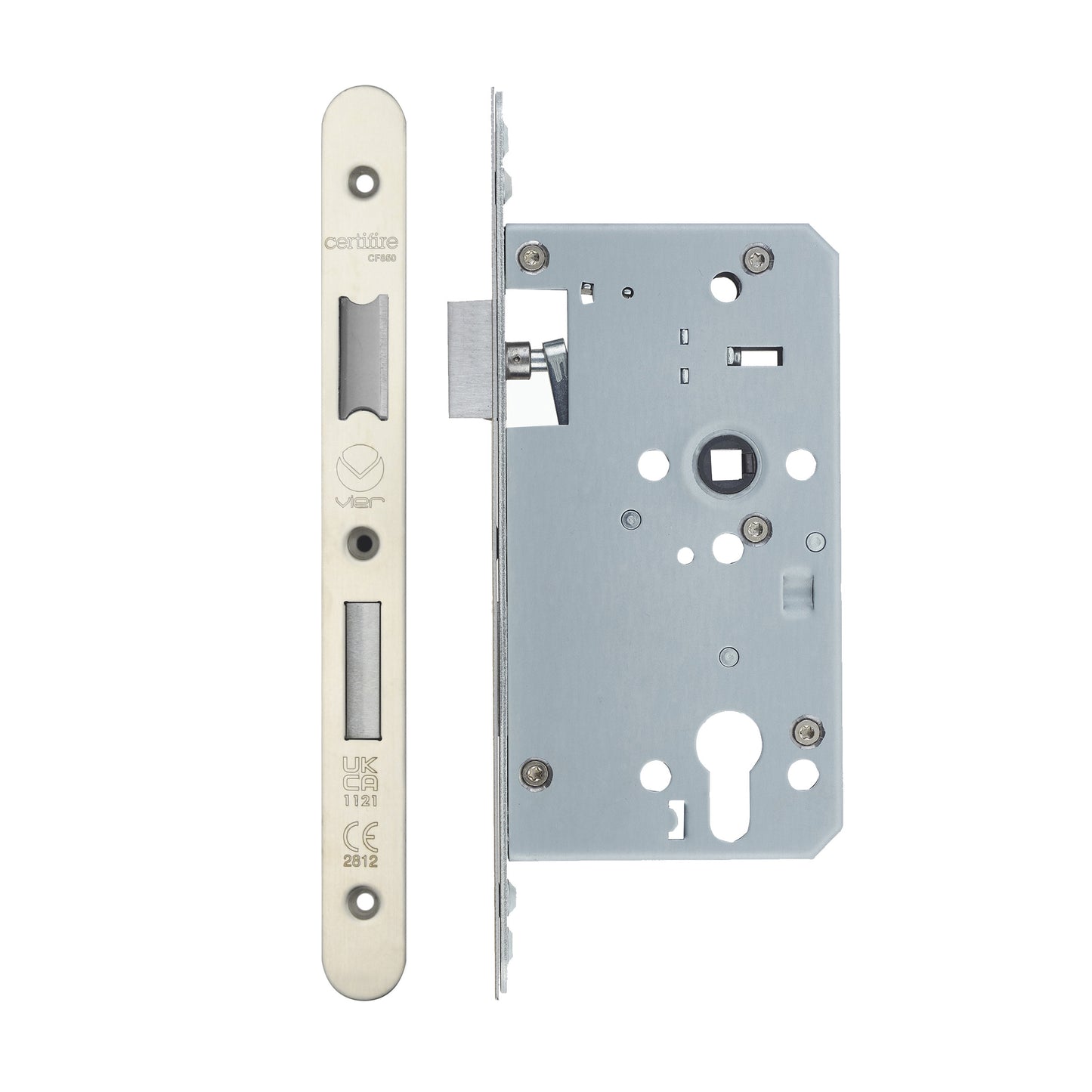 2-Piece DIN Euro Profile Sashlock – 72mm Centre