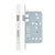 60mm / Square / Powder Coat White