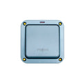 Utility 1 Gang Switch - Grey