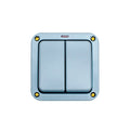Utility 2 Gang Switch - Grey