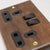 Black Walnut / double 13A switched socket