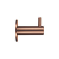 Zoo Hardware Wall-Mounted Hook on Rose — PVD Etna Bronze