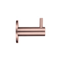 Zoo Hardware Wall-Mounted Hook on Rose — PVD Etna Bronze