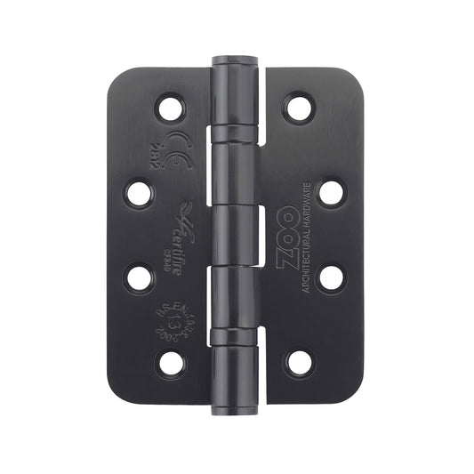 Grade 13 Hinges - Ball Bearing 102mm x 76mm x 3mm Pair And a Half Radius Corner