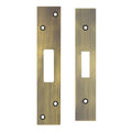 Spare Accessory Pack for UK Dead Locks - *BLANK* - contains Forend, Strike and Fixing Screws