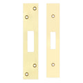 Spare Accessory Pack for UK Dead Locks - *BLANK* - contains Forend, Strike and Fixing Screws