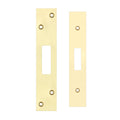 Spare Square Accessory Pack for UK Deadlock - Contains Forend, Strike & Screws