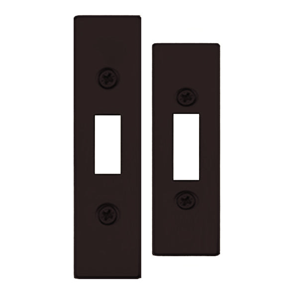 Spare Accessory Pack for UK Flat Dead Lock - contains Forend, Strike and Fixing Screws