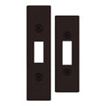 Spare Accessory Pack for UK Flat Dead Lock - contains Forend, Strike and Fixing Screws