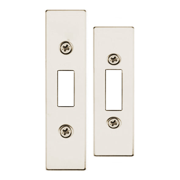 Spare Accessory Pack for UK Flat Dead Lock - contains Forend, Strike and Fixing Screws