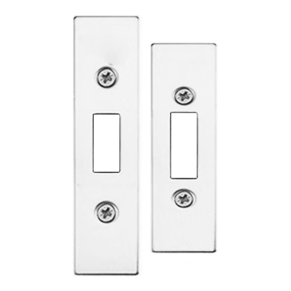 Spare Accessory Pack for UK Flat Dead Lock - contains Forend, Strike and Fixing Screws