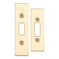 Spare Accessory Pack for UK Flat Dead Lock - contains Forend, Strike and Fixing Screws