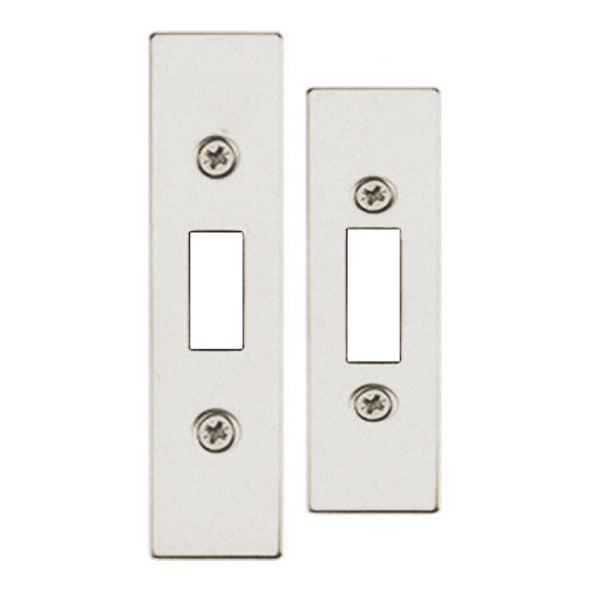 Spare Accessory Pack for UK Flat Dead Lock - contains Forend, Strike and Fixing Screws