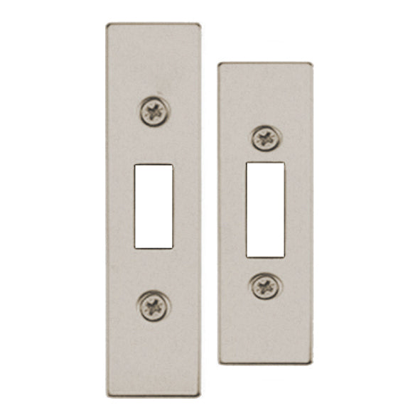Spare Accessory Pack for UK Flat Dead Lock - contains Forend, Strike and Fixing Screws
