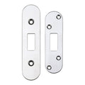 Spare Accessory Pack for UK Flat Dead Lock - contains Radius Forend, Strike and Fixing Screws