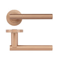 Lucca Lever - Screw On Rose